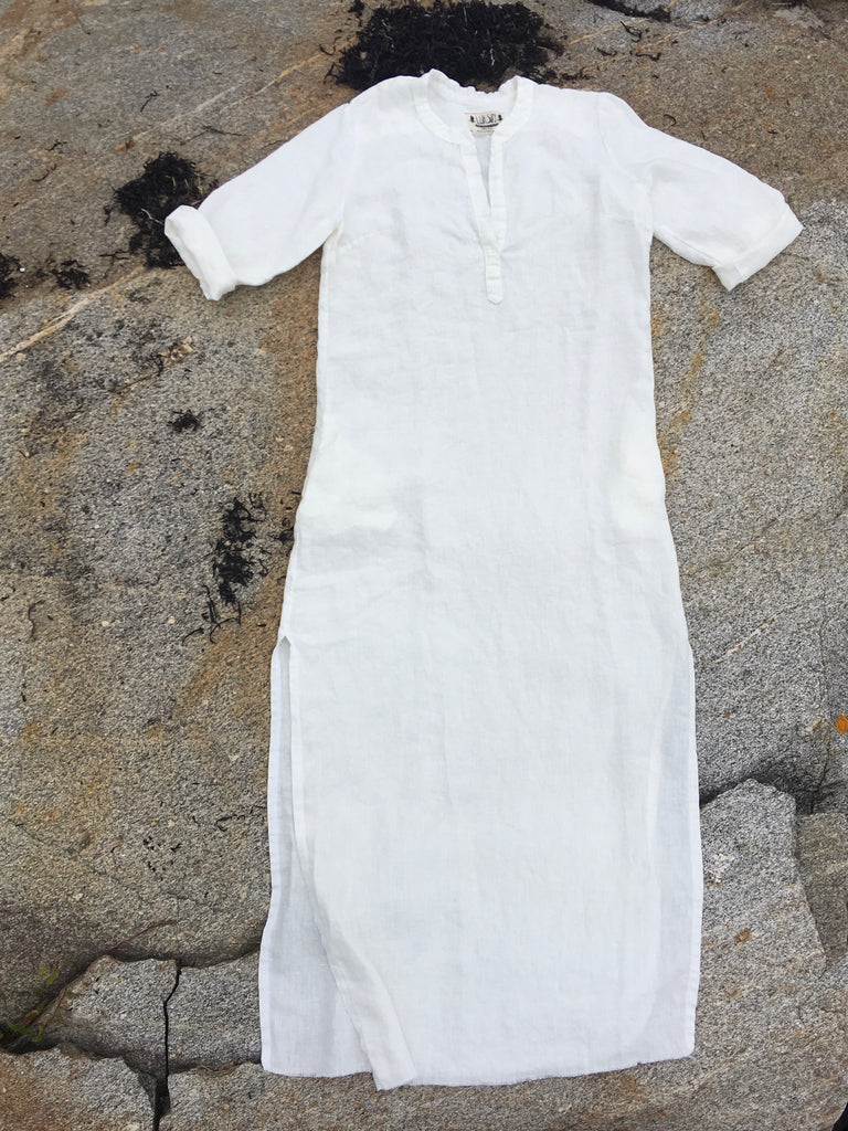 linen market dress in salt